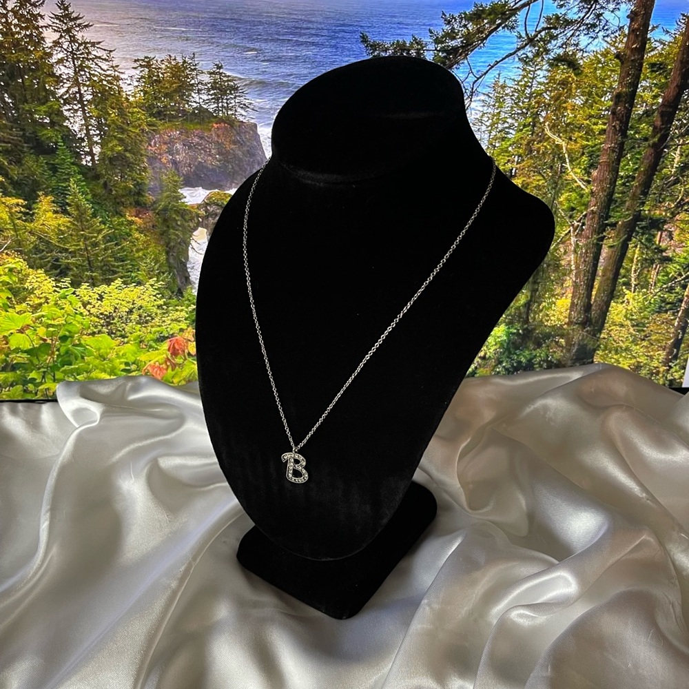 Letter “B” necklace.